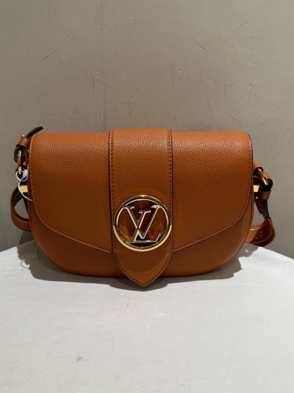 Louis Vuitton Pont 9 Soft PM Caramel Calfskin Saddle Crossbody Bag